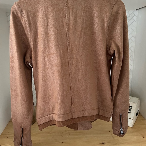 Slick Chick Coated Faux Leather moto jacket - Picture 6 of 7